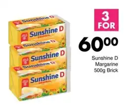 Save Sunshine D Margarine Brick offer