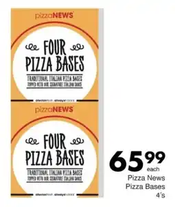 Save Pizza News Pizza Bases offer
