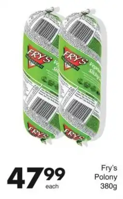 Save Fry's Polony offer