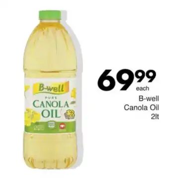 Save B-well Canola Oil offer