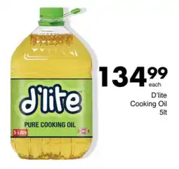 Save D'lite Cooking Oil offer