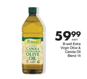 Save B-well Extra Virgin Olive & Canola Oil Blend offer