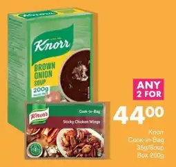 Save Knorr Cook-In-Bag/ Soup Box offer