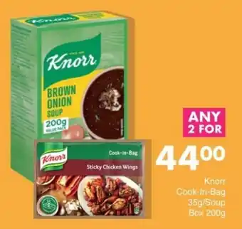 Save Knorr Cook-In-Bag/ Soup Box offer