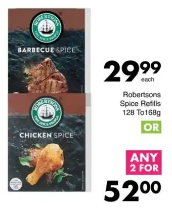 Save Robertsons Spice Refills offer