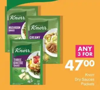 Save Knorr Dry Sauces Packets offer