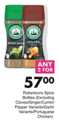 Save Robertsons Spice Bottles offer