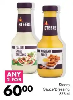 Save Steers Sauce/ Dressing offer