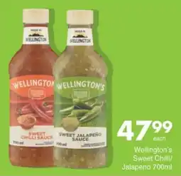Save Wellington's Sweet Chilli/ Jalapeno offer