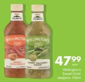 Save Wellington's Sweet Chilli/ Jalapeno offer