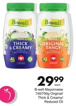 Save B-well Mayonnaise Original/ Thick & Creamy/ Reduced Oil offer