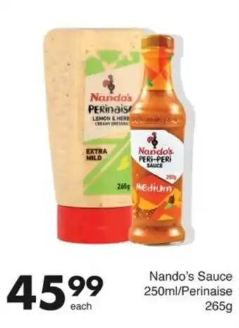 Save Nando's Sauce/ Perinaise offer