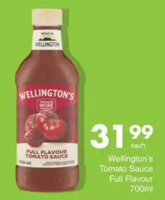 Save Wellington's Tomato Sauce Full Flavour offer
