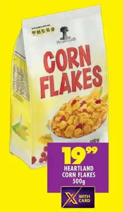 Shoprite HEARTLAND CORN FLAKES 500g offer