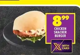 Shoprite CHICKEN SNACKER BURGER offer