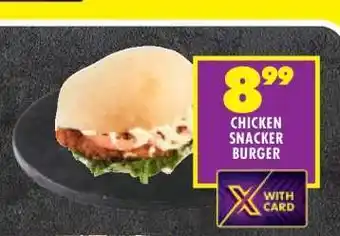 Shoprite CHICKEN SNACKER BURGER offer
