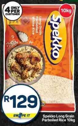 Pick n Pay Spekko Long Grain Parboiled Rice 10kg offer