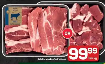 Pick n Pay Hypermarket Bulk Stewing Beef or Potjiekos offer