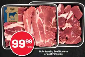Pick n Pay Bulk Stewing Beef Bone-in or Beef Potjiekos offer