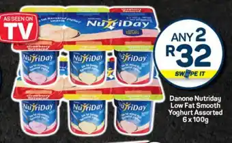 Pick n Pay Danone NutriDay Low Fat Smooth Yoghurt Assorted offer