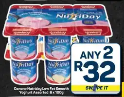 Pick n Pay Hypermarket Danone NutriDay Low Fat Smooth Yoghurt Assorted offer
