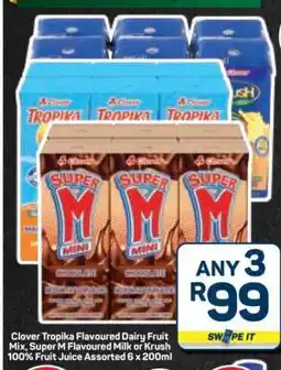 Pick n Pay Hypermarket Clover Tropika, Super M, Krush offer