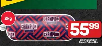Pick n Pay Hypermarket Eskort Champion French Polony offer