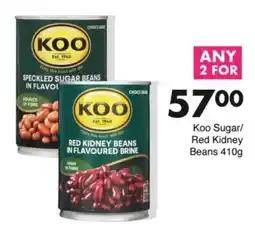 Save Koo Sugar/ Red Kidney Beans offer
