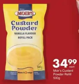 Save Moir's Custard Powder Refill offer