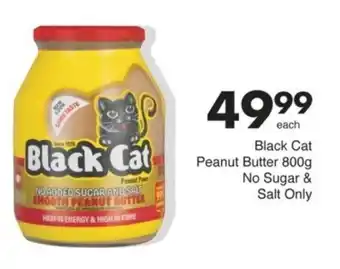 Save Black Cat Peanut Butter No Sugar & Salt Only offer