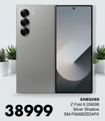 Save Hyper SAMSUNG Z Fold 6 256GB Silver Shadow offer