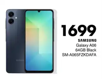 Save Hyper SAMSUNG Galaxy A06 64GB Black offer
