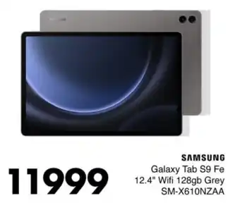 Save Hyper SAMSUNG Galaxy Tab S9 Fe 12.4" Wifi 128gb Grey offer