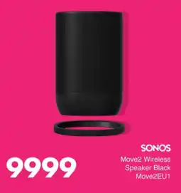 Save Hyper Sonos Move2 Wireless Speaker Black Move2EU1 offer