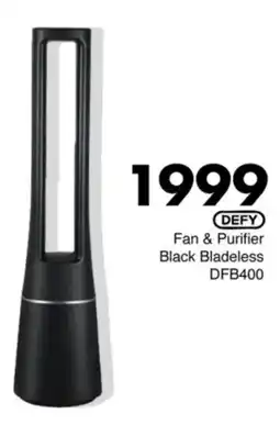 Save Hyper DEFY Fan & Purifier Black Bladeless offer
