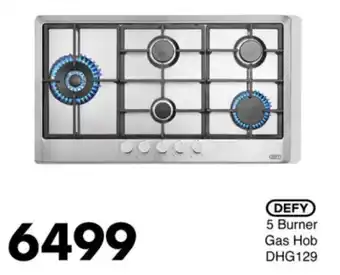 Save Hyper Defy 5 Burner Gas Hob offer
