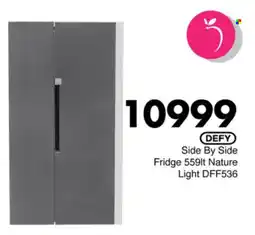 Save Hyper DEFY Side By Side Fridge Nature Light offer