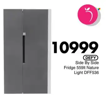 Save Hyper DEFY Side By Side Fridge Nature Light offer