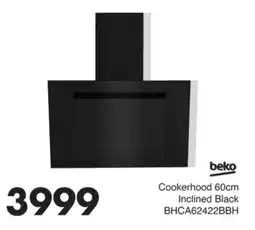 Save Hyper Beko Cookerhood 60cm Inclined Black offer