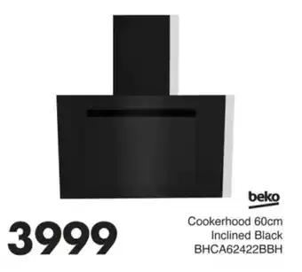 Save Hyper Beko Cookerhood 60cm Inclined Black offer