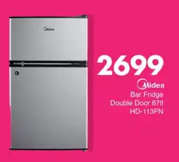 Save Hyper Midea Bar Fridge Double Door offer