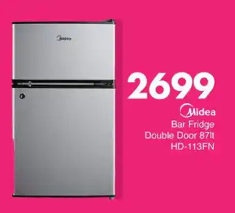 Save Hyper Midea Bar Fridge Double Door offer
