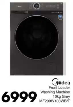Save Hyper Midea Front Loader Washing Machine Grey offer
