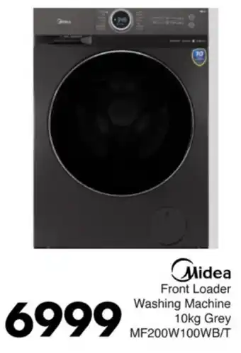 Save Hyper Midea Front Loader Washing Machine Grey offer