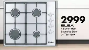 Save Hyper ELBA 4 Burner Hob Stainless Steel offer