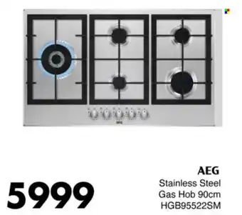 Save Hyper AEG Stainless Steel Gas Hob offer