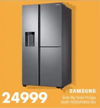 Save Hyper SAMSUNG Side By Side Fridge offer