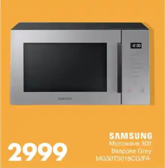 Save Hyper SAMSUNG Microwave Bespoke Grey offer