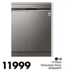 Save Hyper LG 14 Place Dishwasher Silver offer