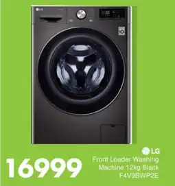 Save Hyper LG Front Loader Washing Machine Black offer